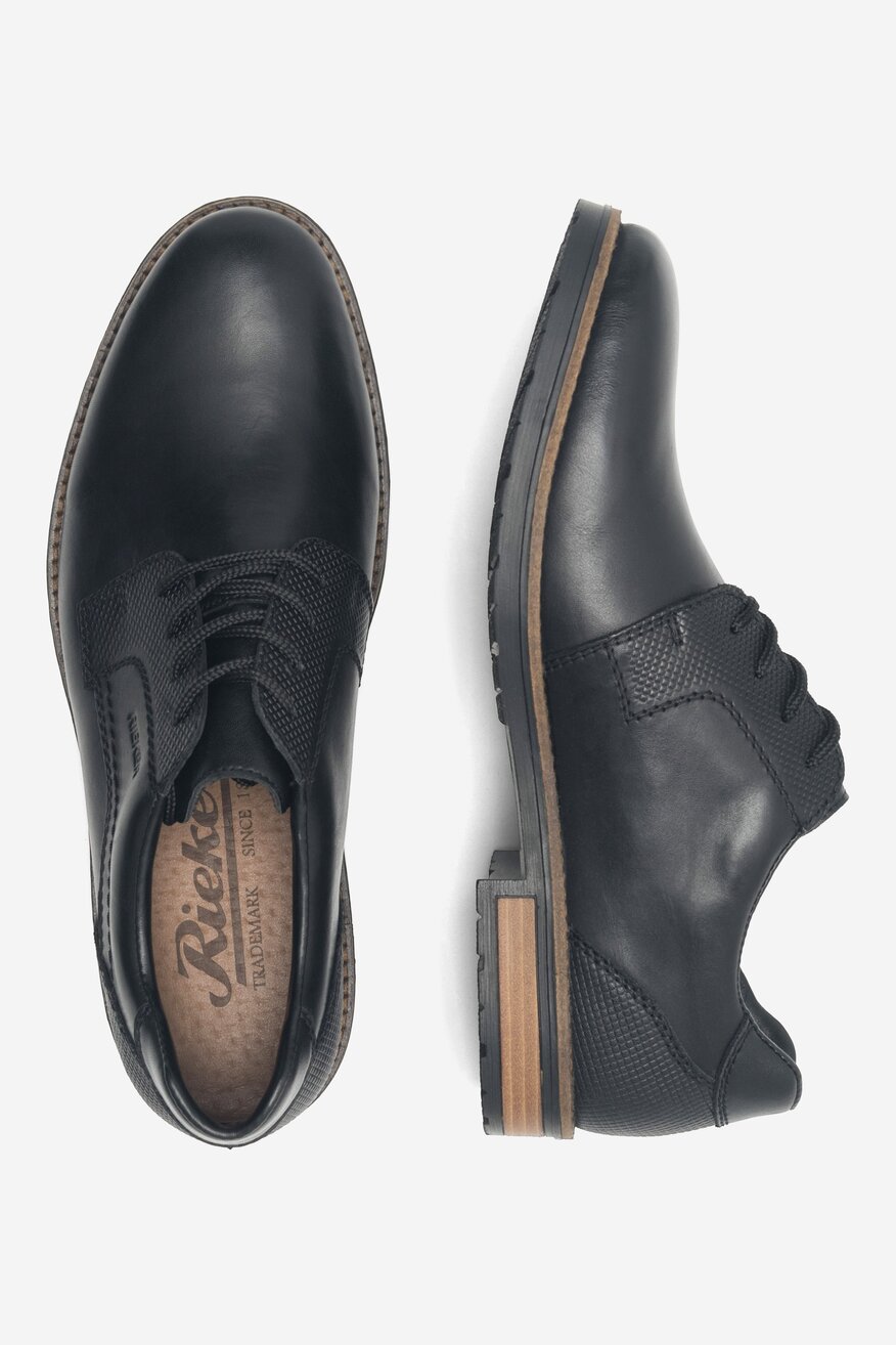 Półbuty Rieker 14603-00 Czarny