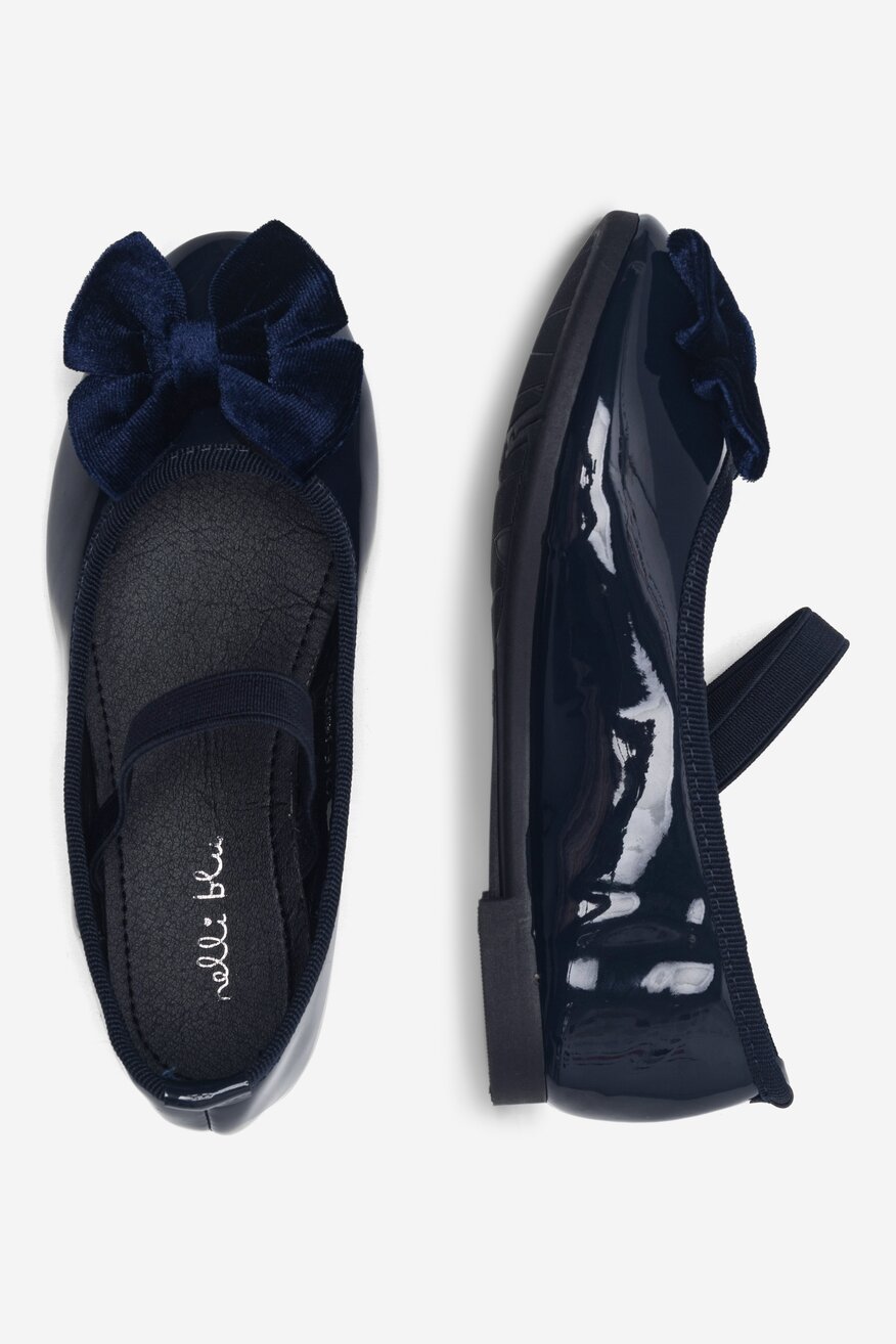 Baleriny Nelli Blu CM220831-31(III)DZ Granatowy