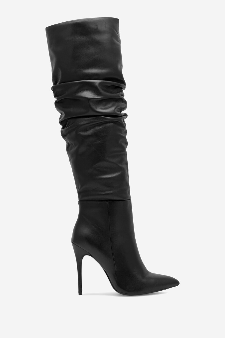 Kozaki EVA MINGE MURCJA-110471 Czarny