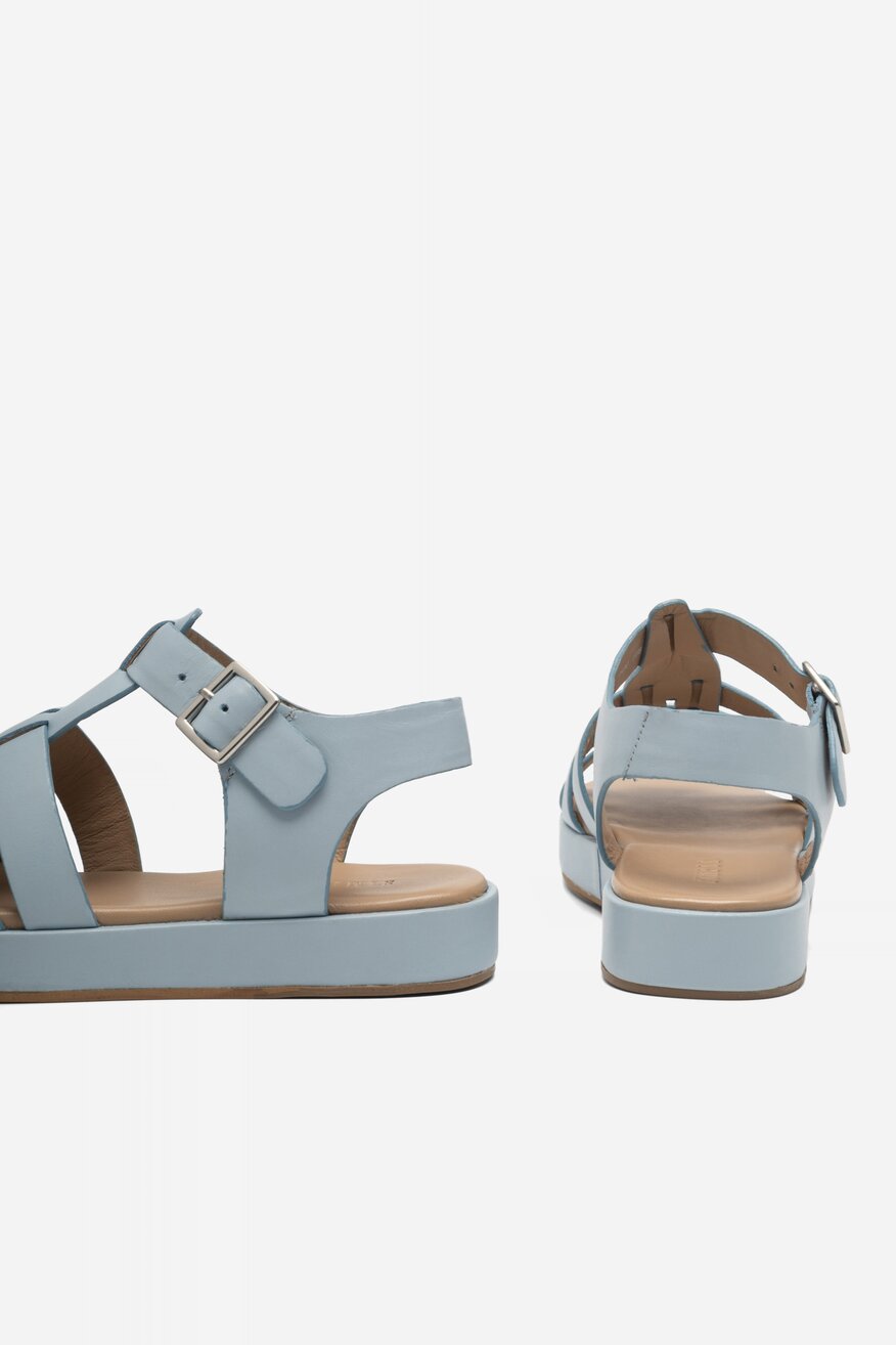 Sandały SIMPLE TARAZONA1-108151 Niebieski jasny