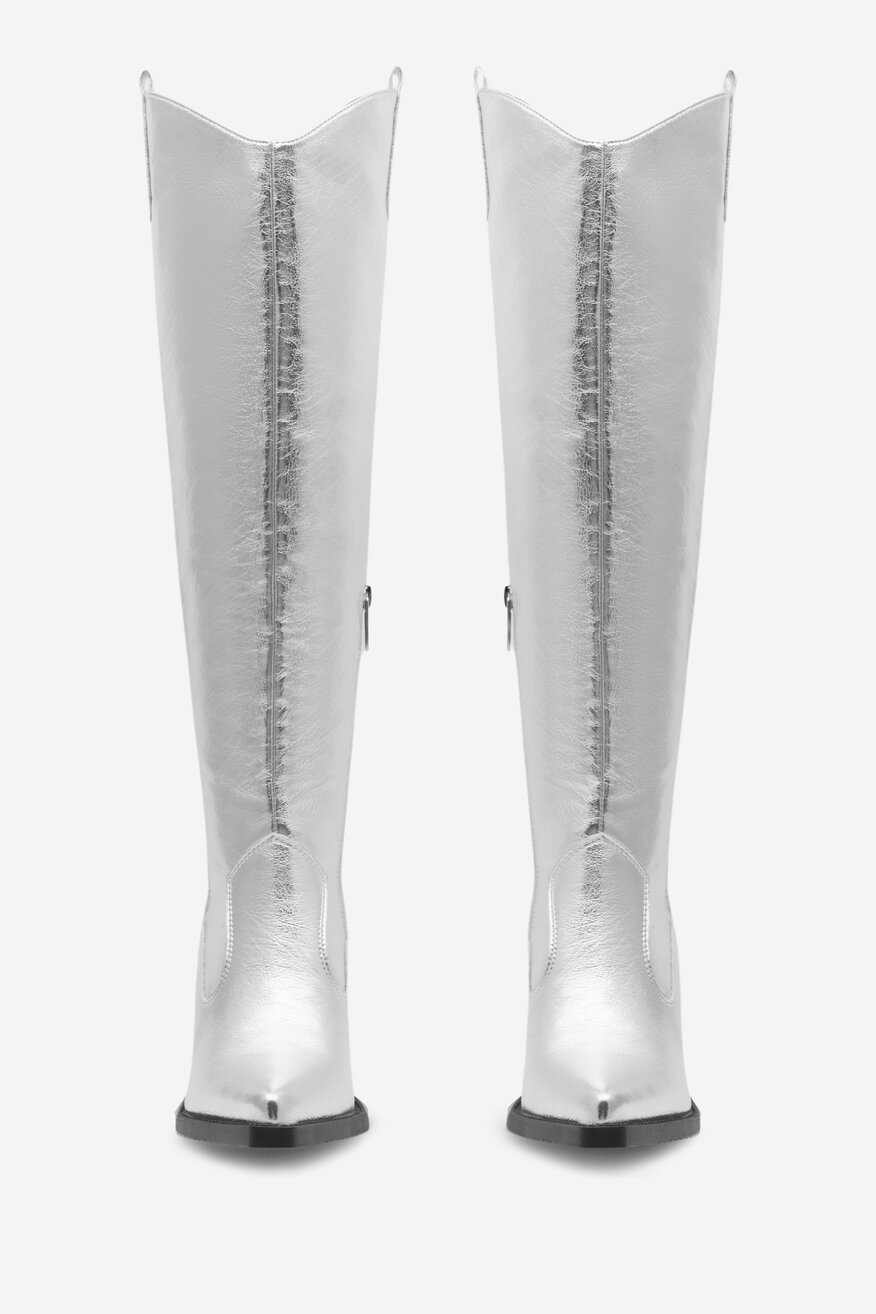 Kozaki Jenny Fairy LS5841-07-2 ALEXIS Srebrny