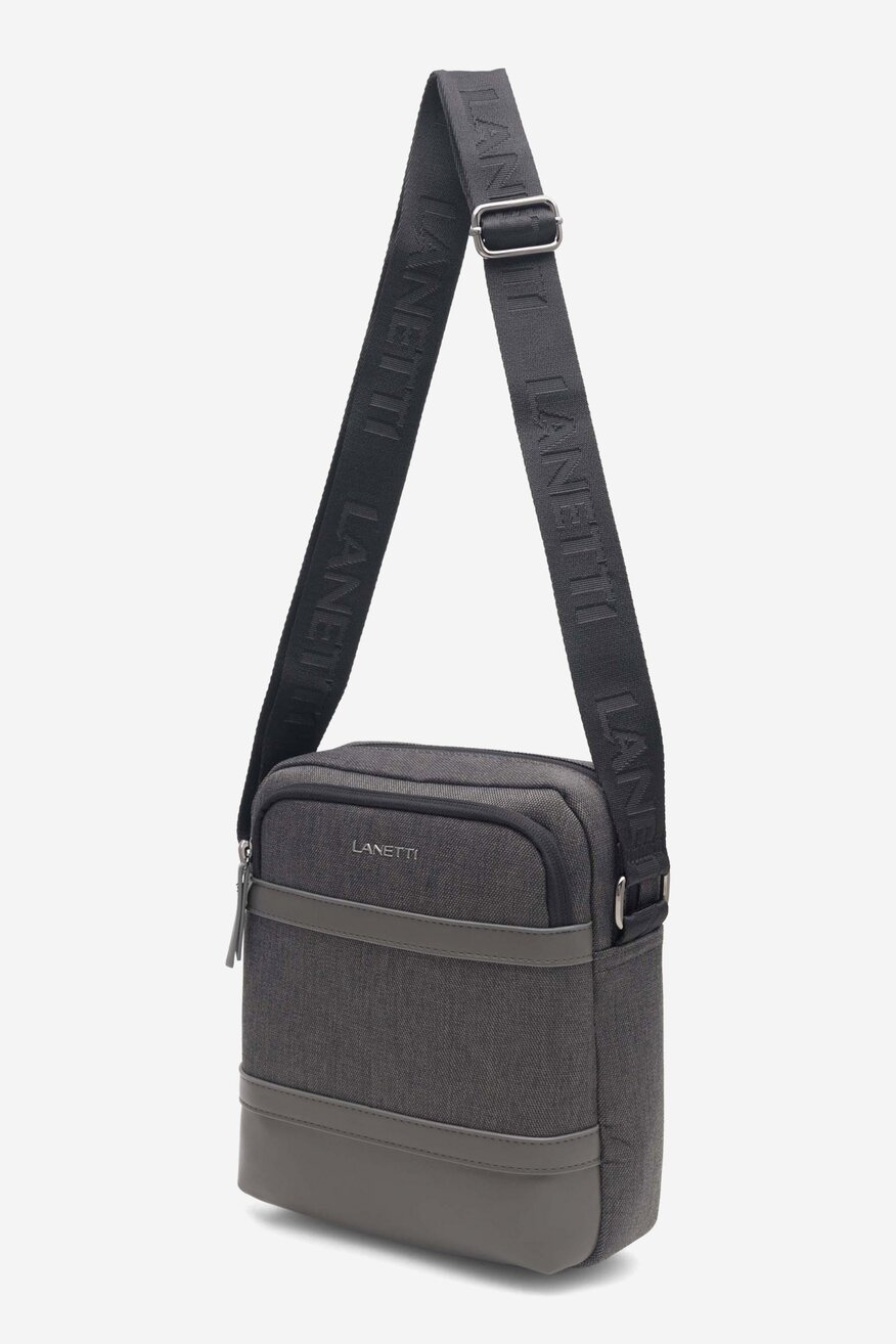 Torba męska Lanetti LAN-KL-018-04R Czarny