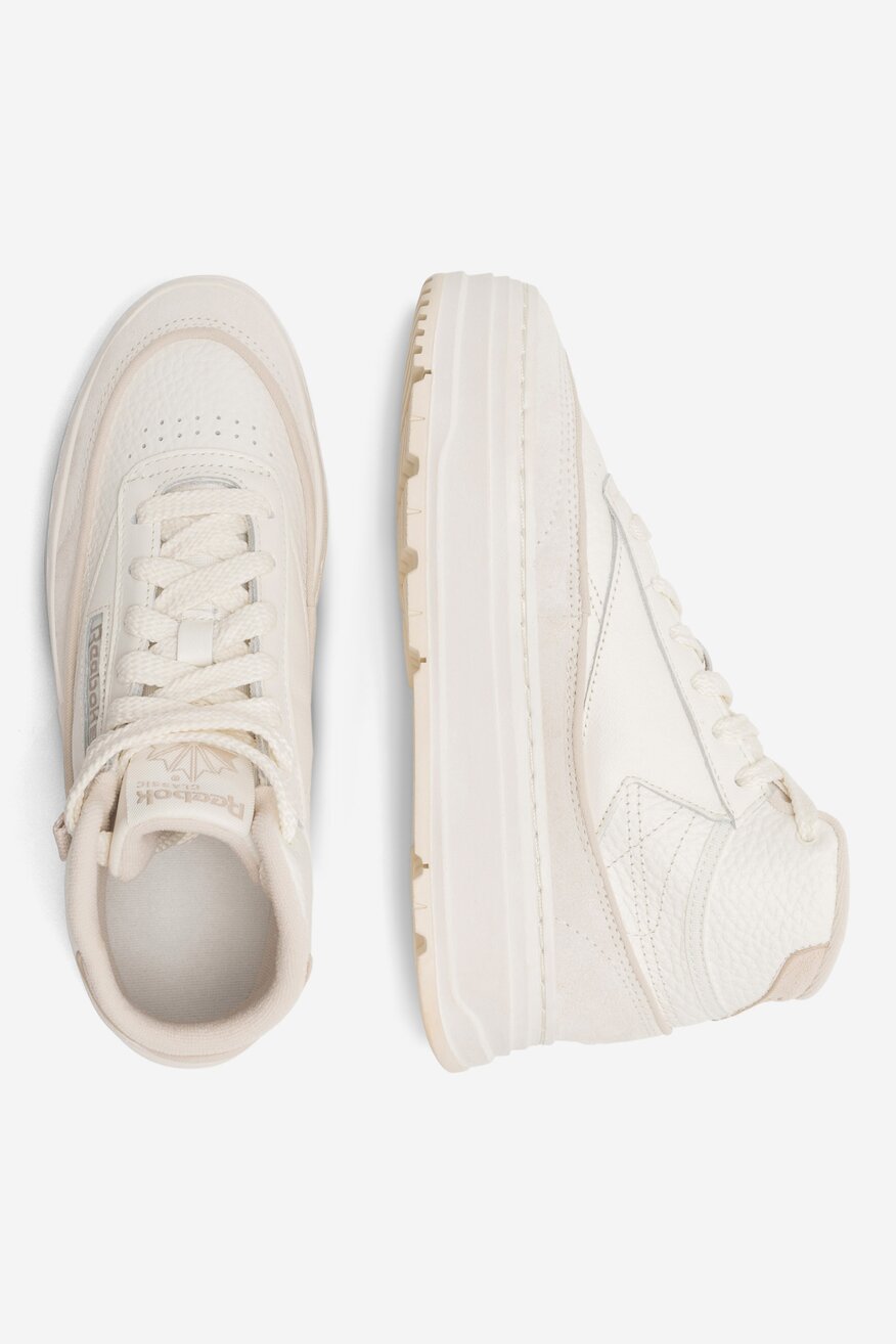 Sneakers Reebok Club C Geo Mid GY8781 Kremowy