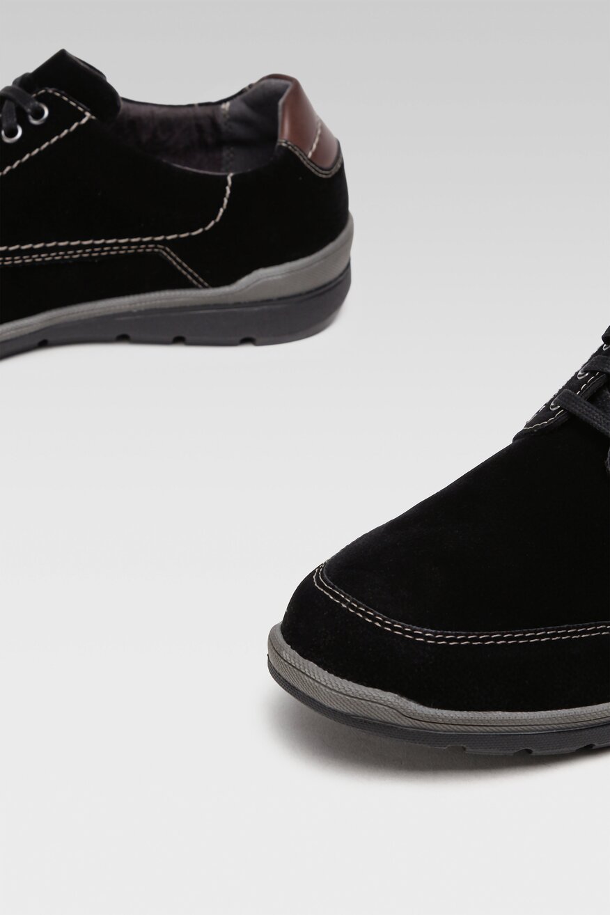 Półbuty Lanetti MBS-TOLEDO-06 Czarny