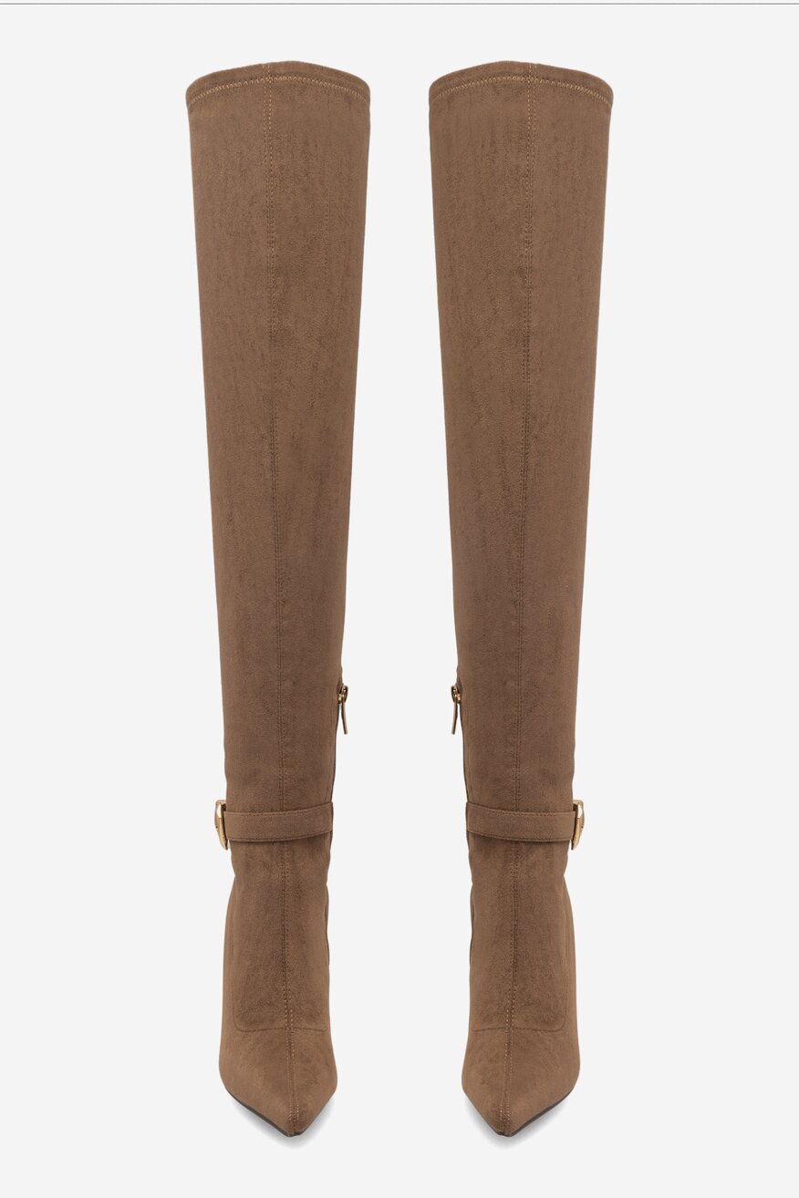 Kozaki DeeZee SIMONE LS5629-20 Beżowy ciemny