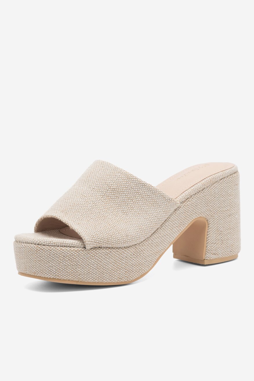 Klapki DeeZee STRONG ENOUGH WS270602-01 Beżowy