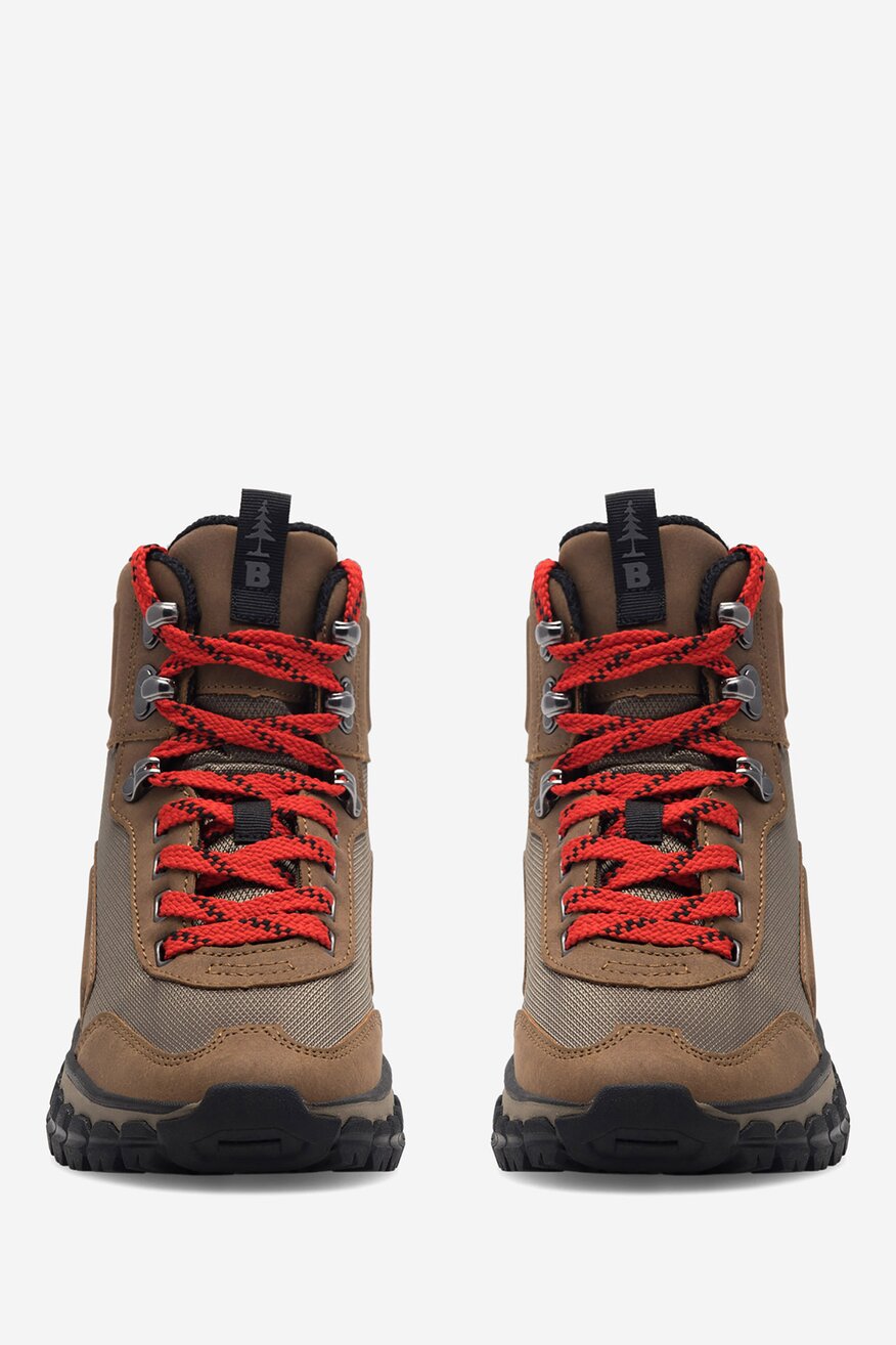 Trzewiki G.H. BASS BA12H820 BROWN / MILITARY OLIVE - 2NQ Brązowy jasny