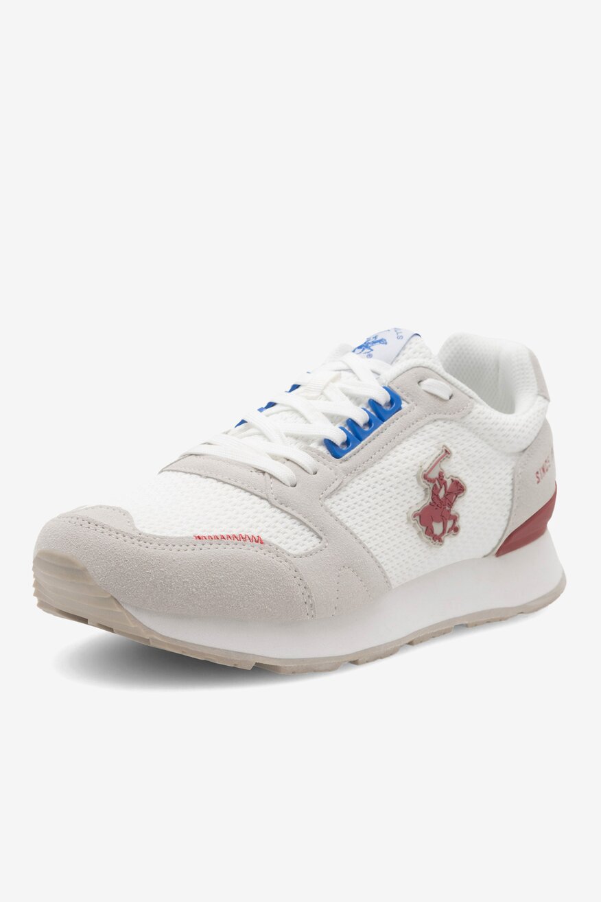Sneakers Beverly Hills Polo Club PATCH-01 Biały