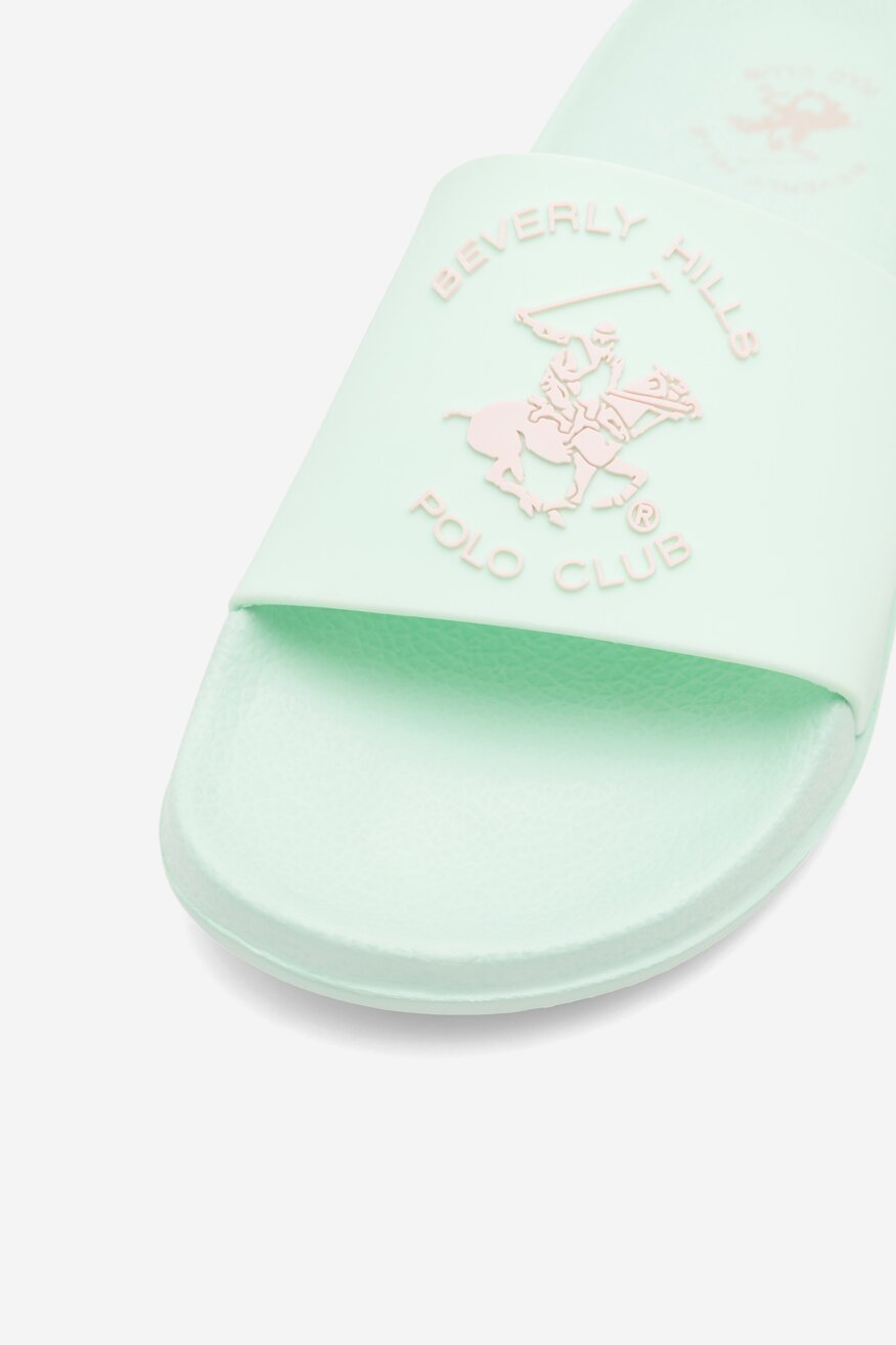 Klapki basenowe Beverly Hills Polo Club WP-CA23052-1C Zielony