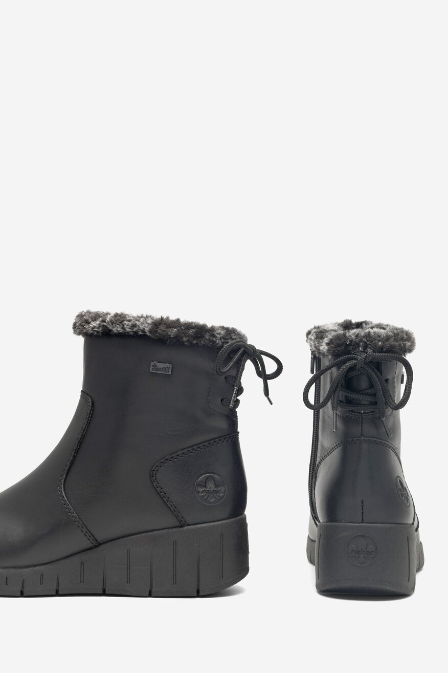 Botki Rieker Y1350-00 Czarny