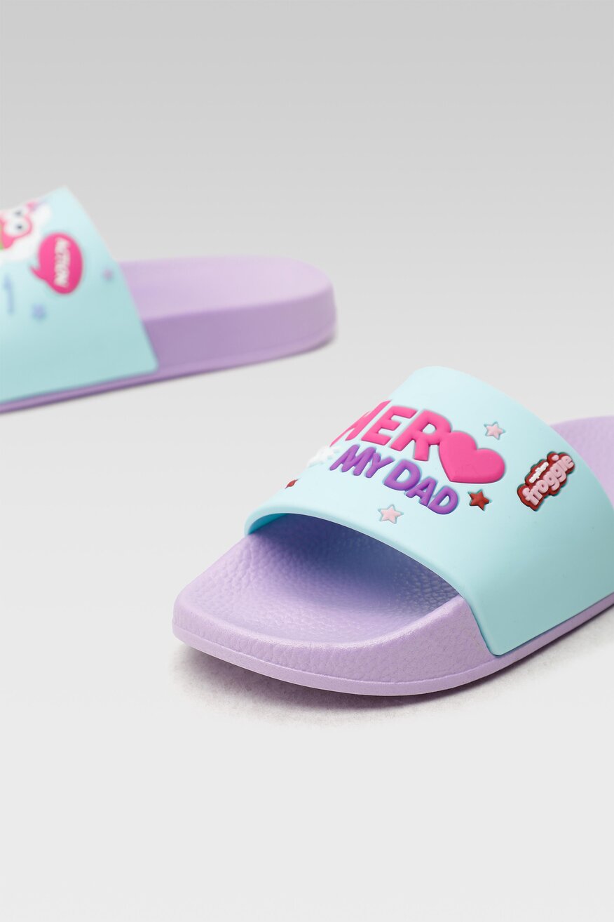 Klapki basenowe Coqui 6383-635-0244 Fioletowy