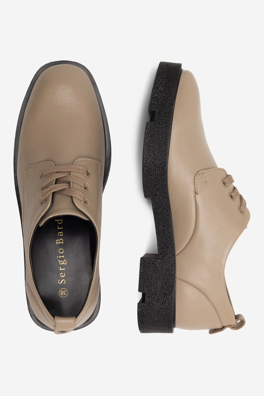 Półbuty Sergio Bardi WI16-C1053-03SB Beżowy ciemny