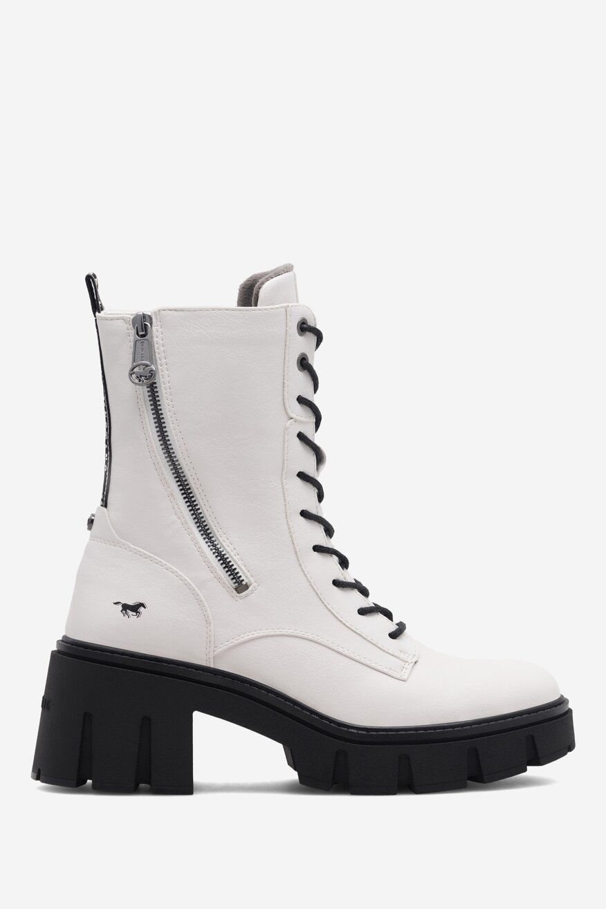 Trzewiki Mustang 1471-502 Biały