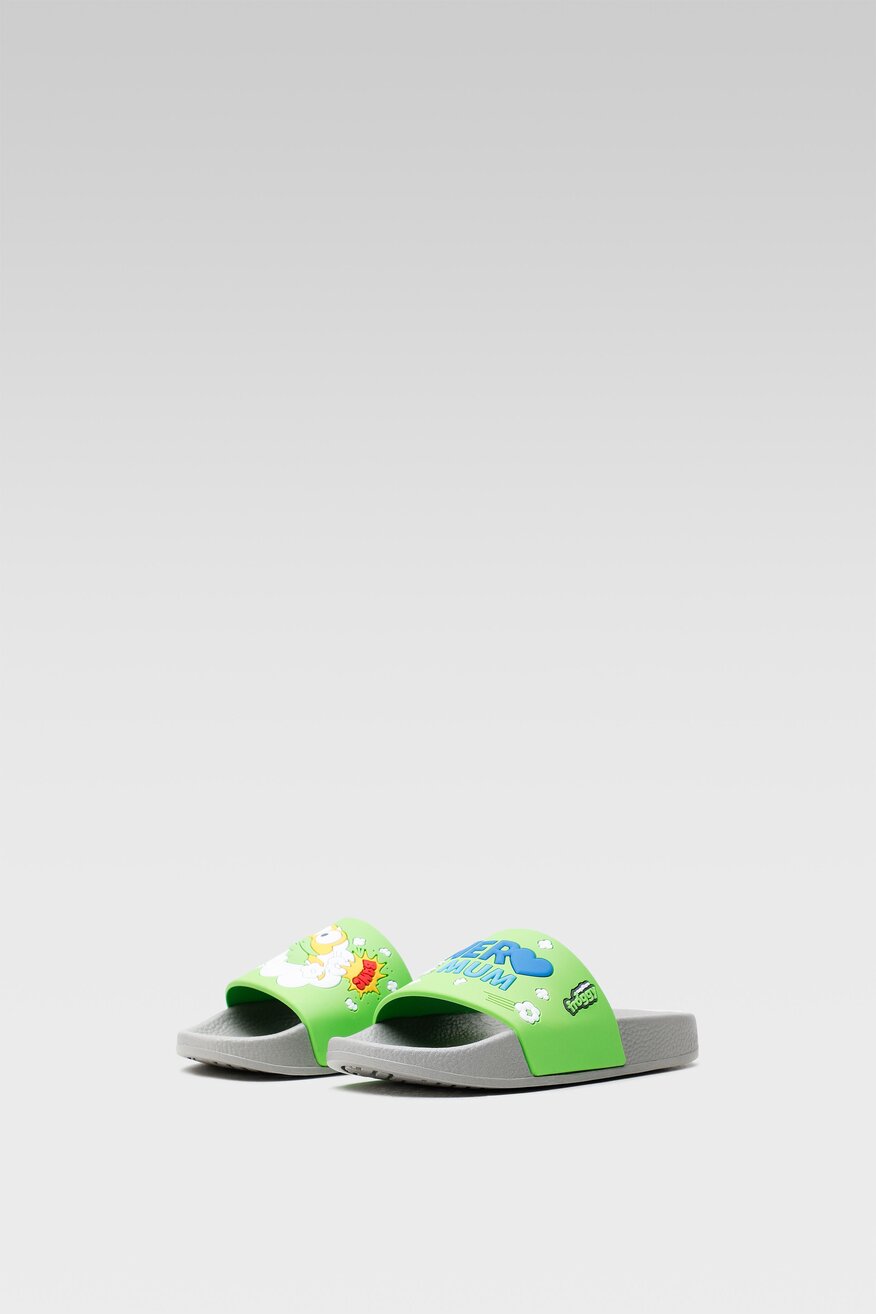 Klapki basenowe Coqui 6383-634-4877 Szary