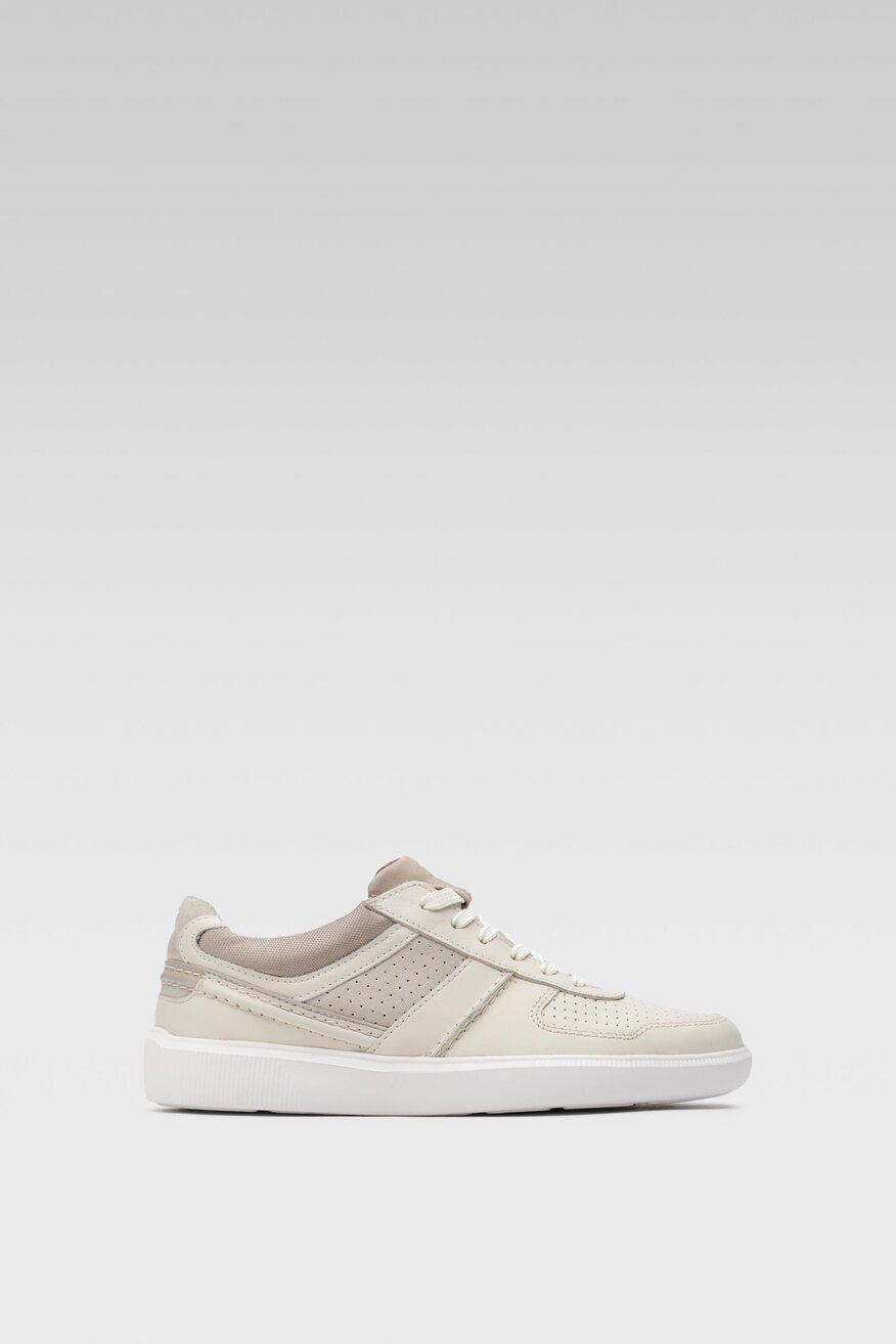 Półbuty Clarks 26165089 Biały