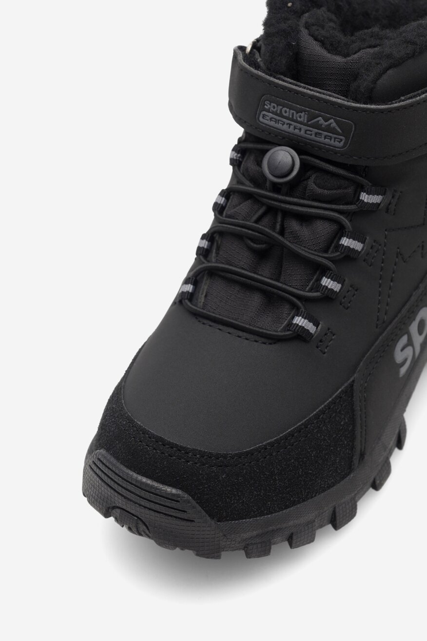 Trzewiki SPRANDI EARTH GEAR WINTER WAVE SCP86-25067 Czarny