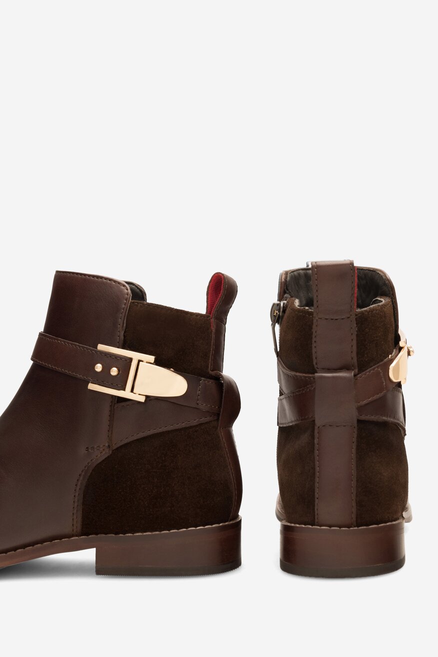 Botki Sergio Bardi WI08-CHLOE(552)-21-SB Brązowy