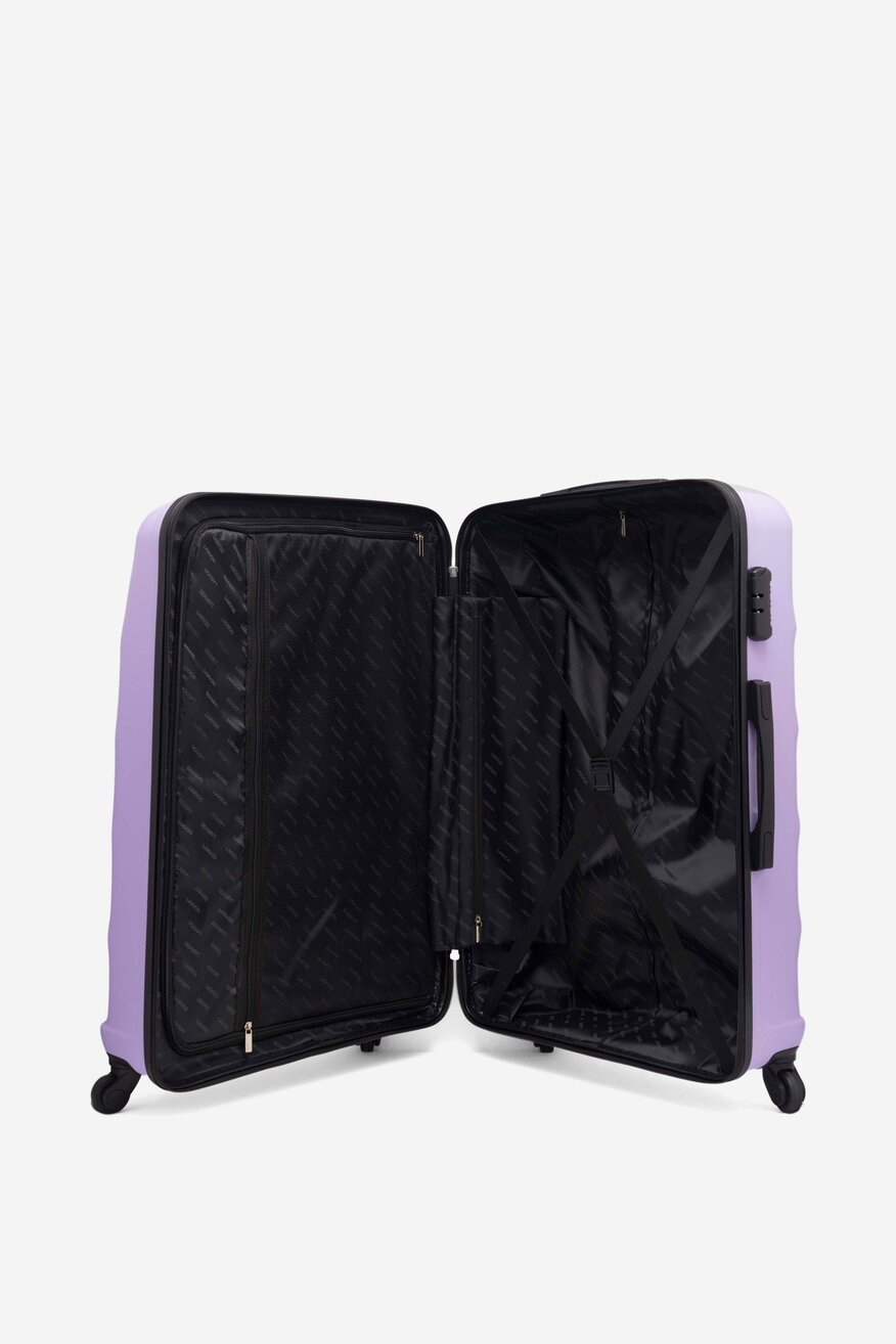 Walizka Lasocki WAL-L-02PURPLE-ABS-04 Fioletowy