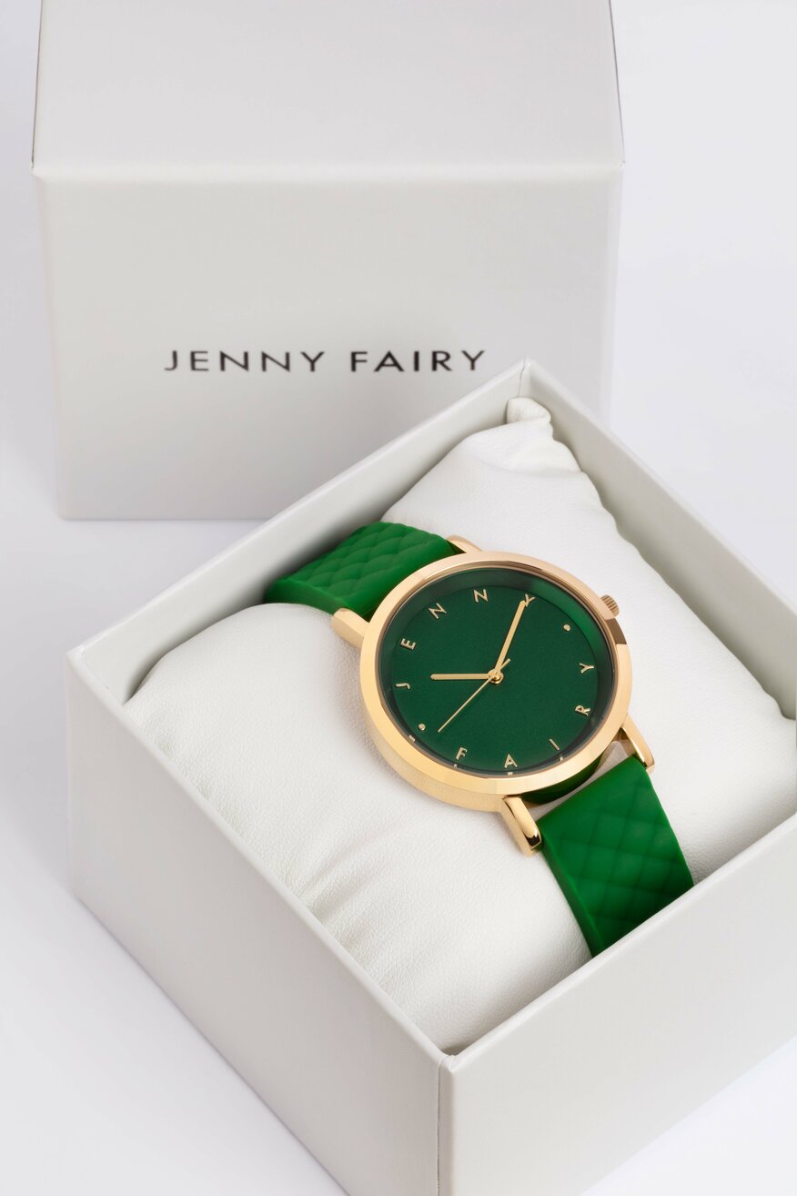 Zegarek Jenny Fairy JF WOMEN WATCH 01048820 Zielony