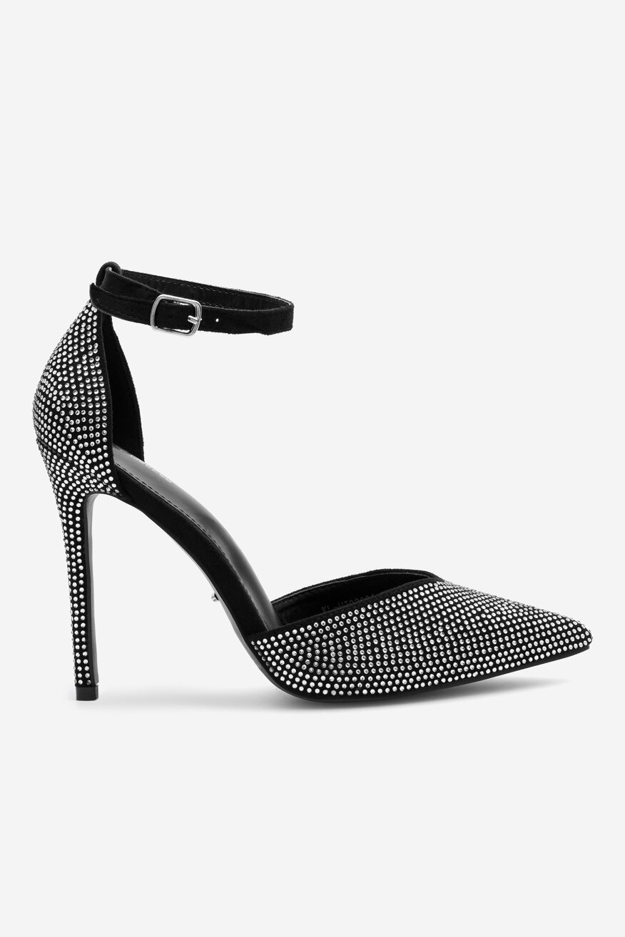 Czółenka DeeZee KL-HT92831-70 Czarny