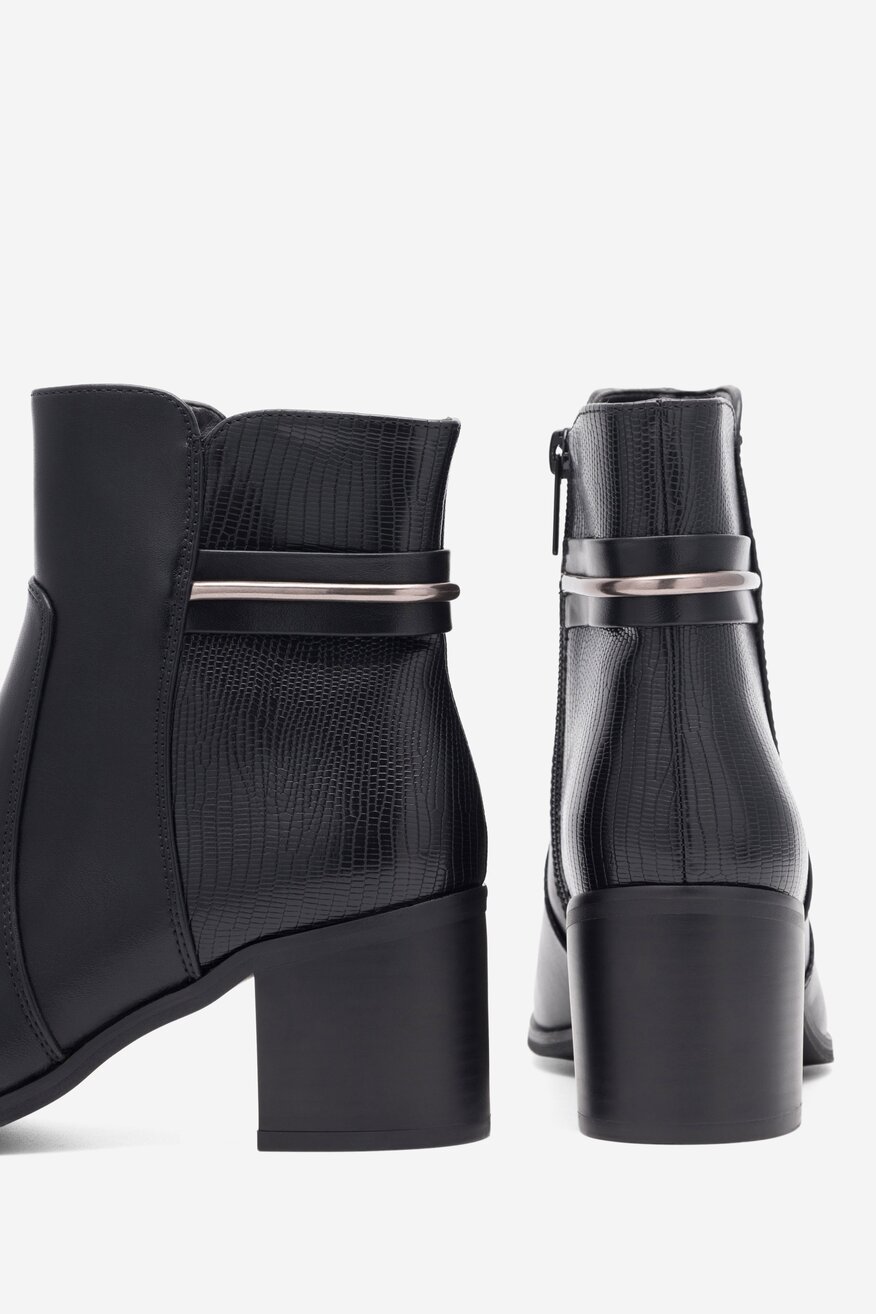 Botki Clara Barson LILOU WS22405-05 Czarny