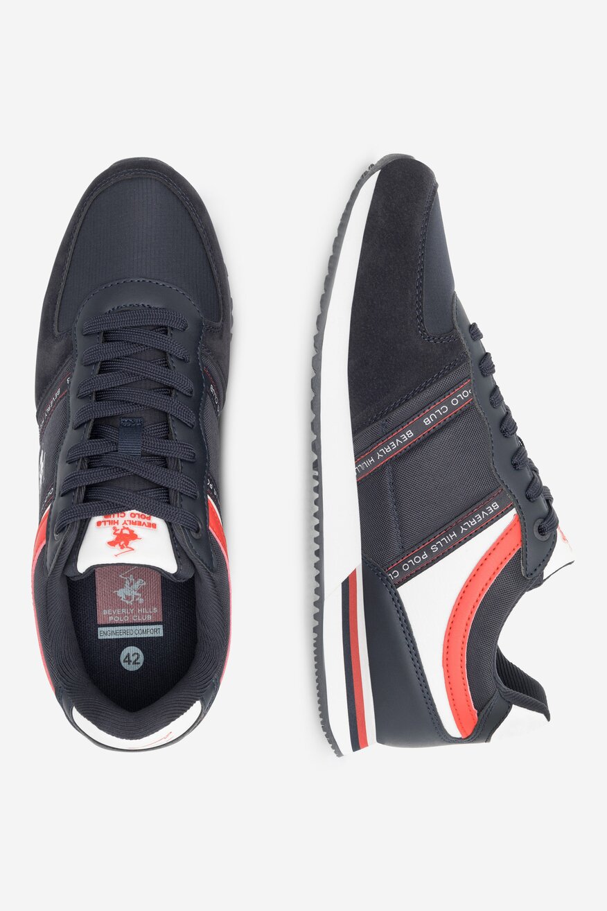 Sneakers Beverly Hills Polo Club BOWIE-01 Granatowy