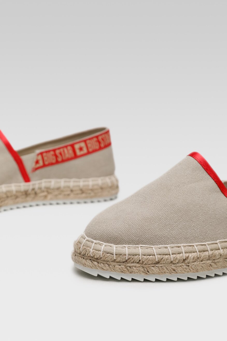 Espadryle Big Star JJ274879C Beżowy