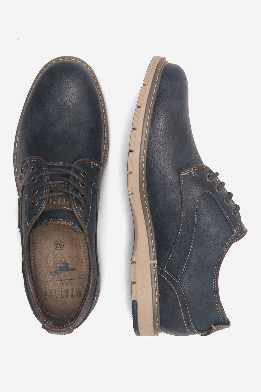 Półbuty Mustang 4105-303 Granatowy