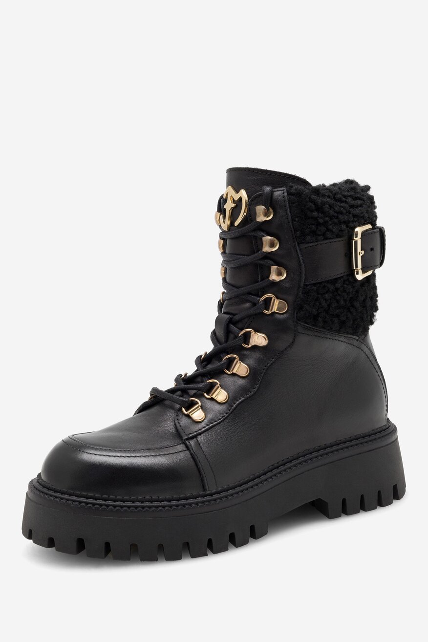 Trzewiki EVA MINGE AGNITA-4050 Czarny