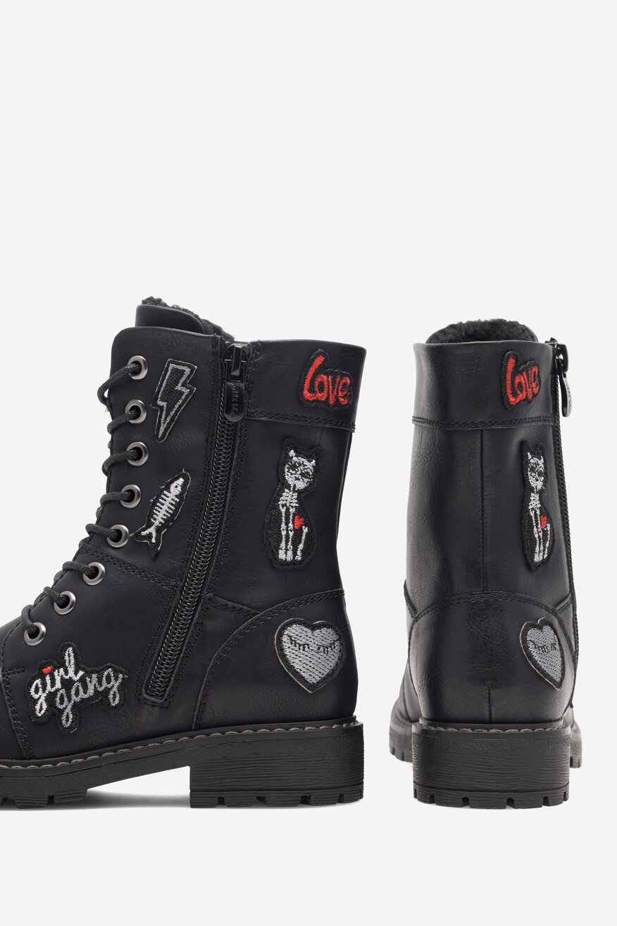 Trzewiki Nelli Blu CS2665-06A Czarny