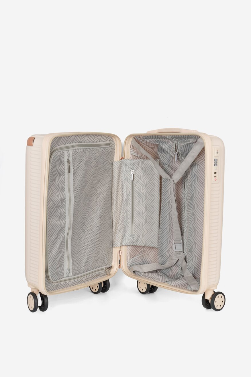 Walizka Lasocki WAS-S-001-S23 Beżowy