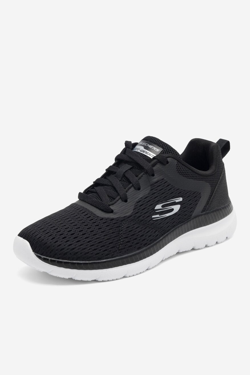 Obuwie sportowe Skechers BOUNTIFUL 12607 BKW Czarny