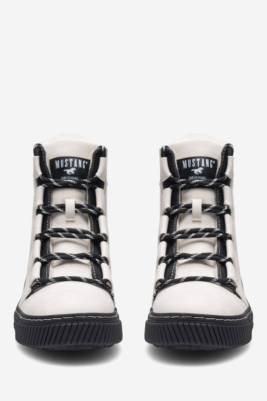 Trzewiki Mustang 1436-605-203 Biały