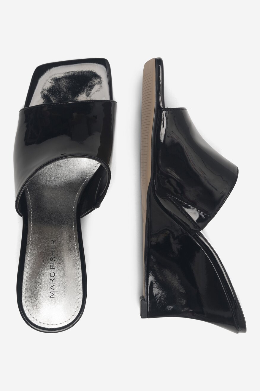 Klapki MARC FISHER F-ROLLO BLK01 Czarny