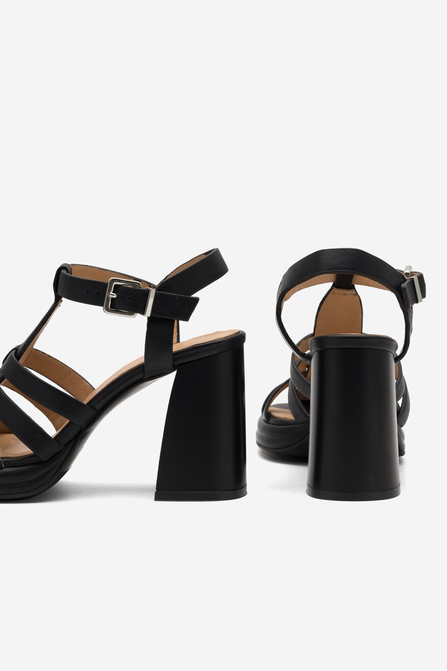 Sandały SIMPLE AZALIA-2023 Czarny