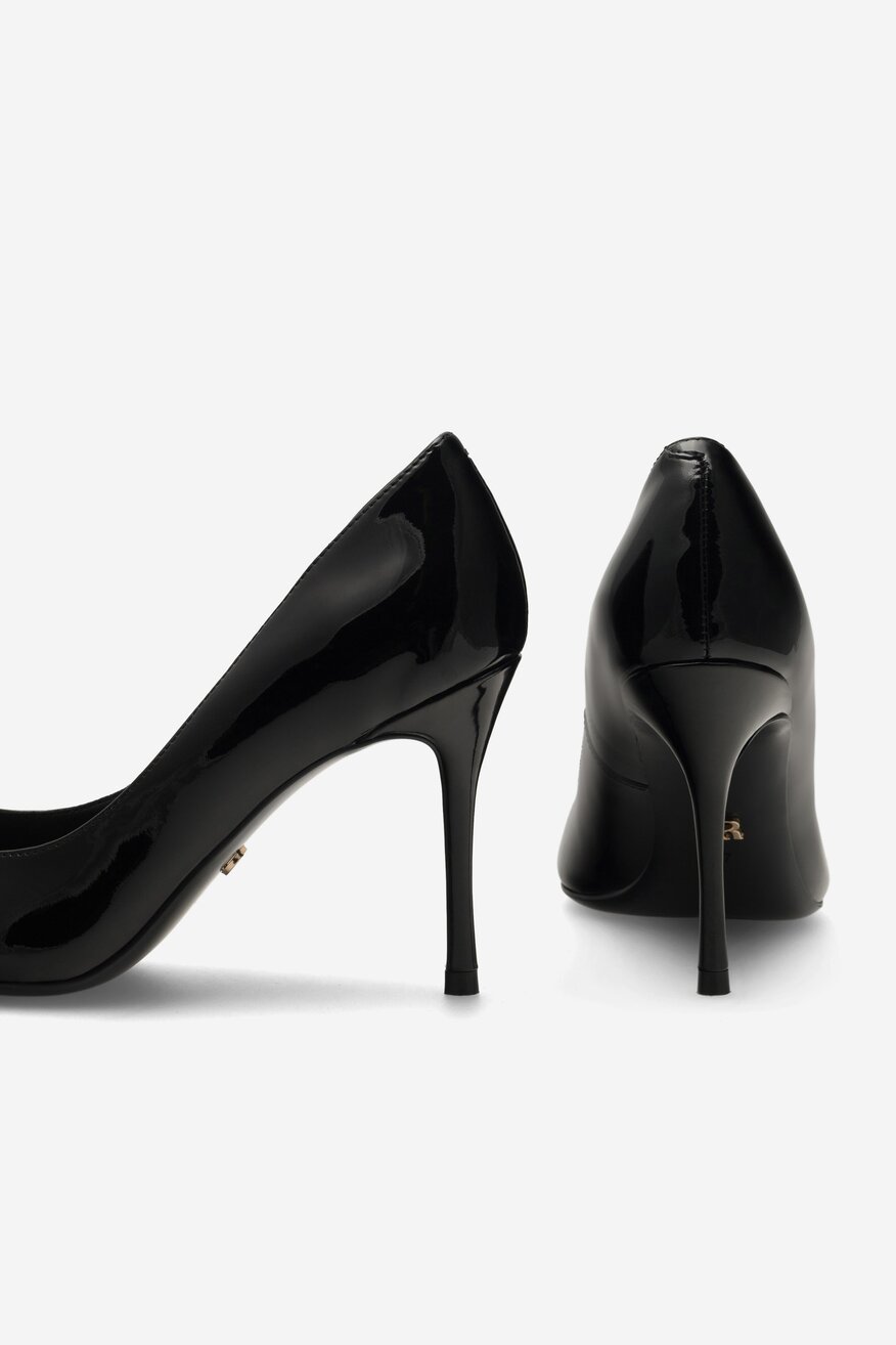 Czółenka Gino Rossi V258-02 Czarny