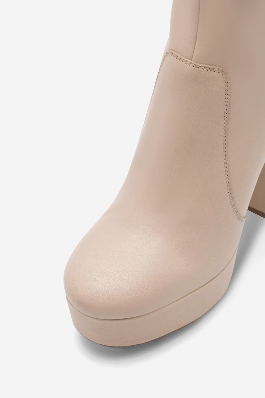 Botki EVA MINGE LUGO-111072 Beżowy