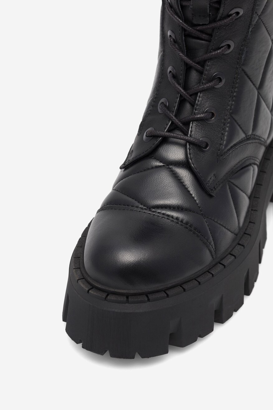 Trzewiki EVA MINGE LAGOS-23FW601 Czarny