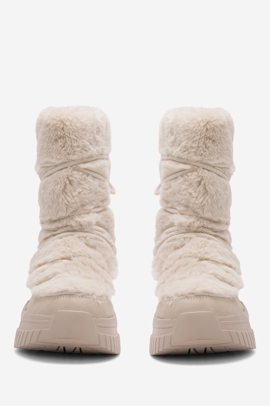 Botki DeeZee NELA WS6009-01 Beżowy