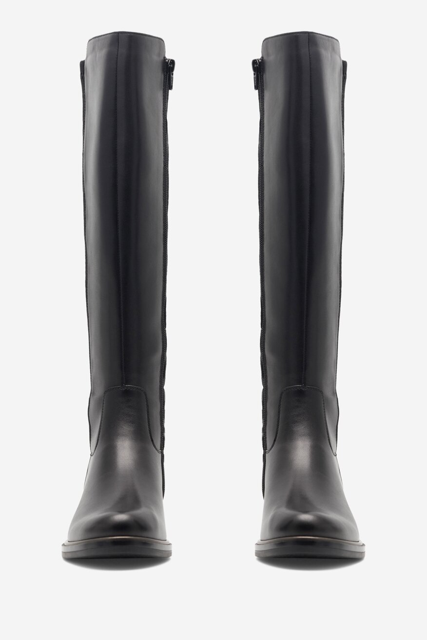 Kozaki Remonte D8371-01 Czarny