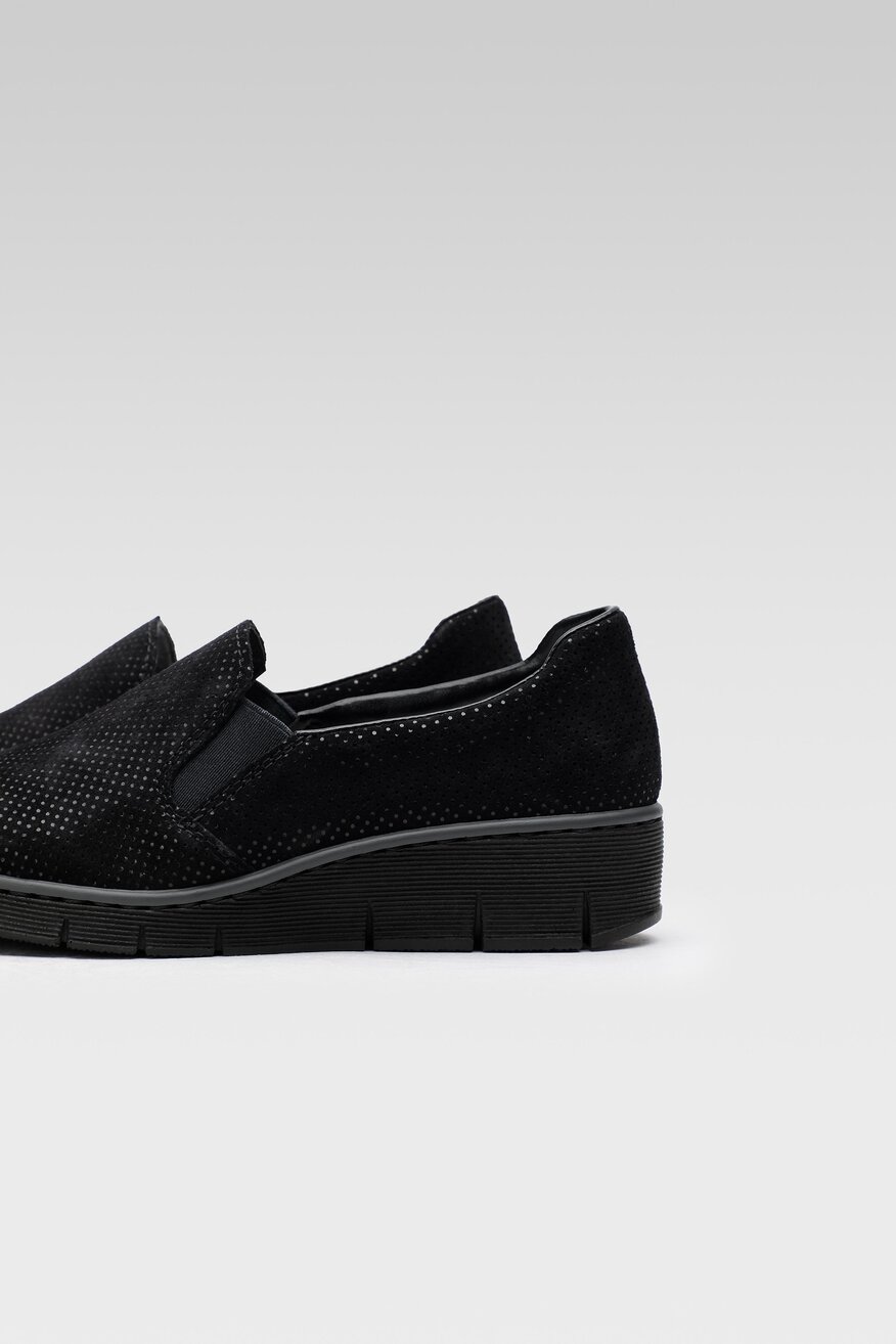 Półbuty Rieker 53766-18 Czarny