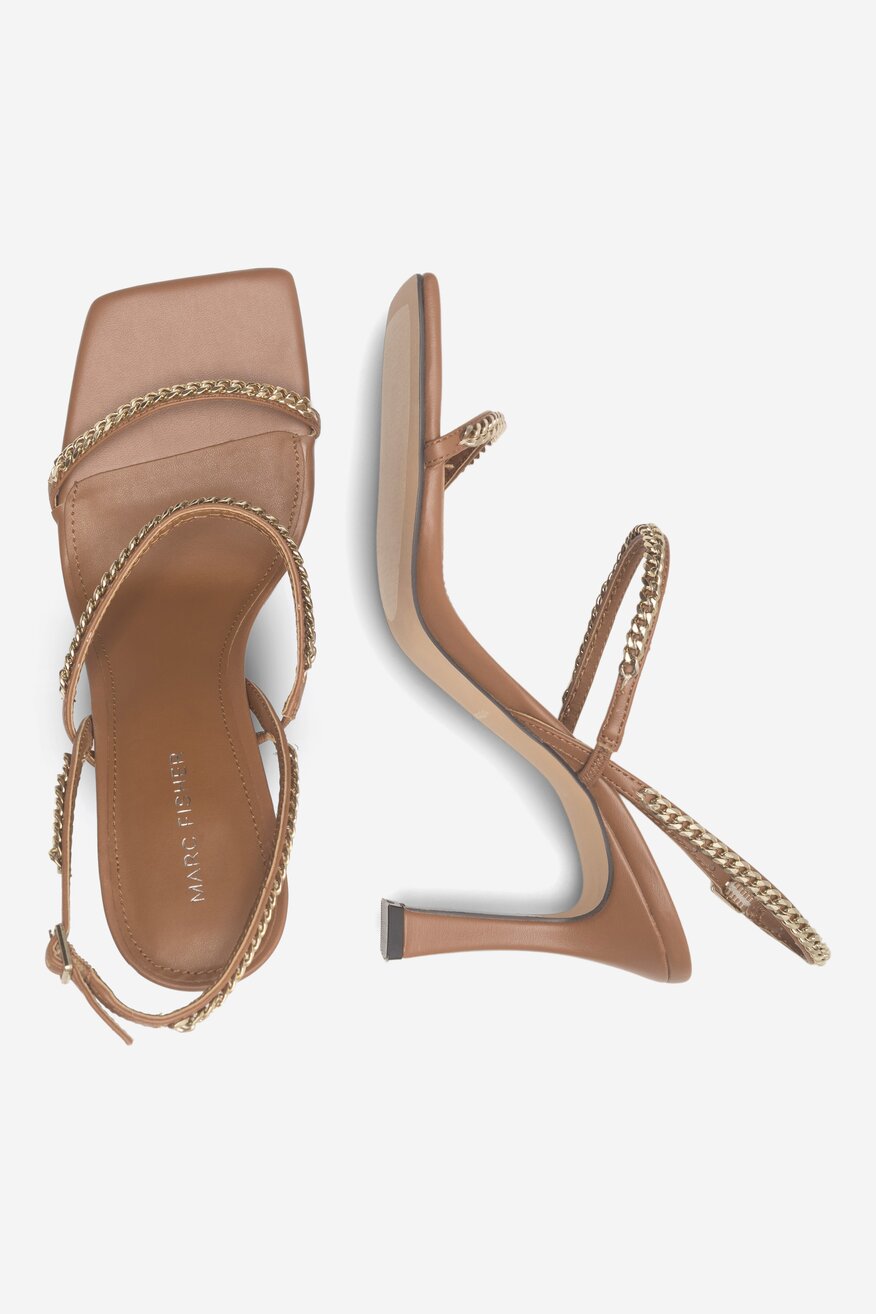Sandały MARC FISHER F-DROID DNA01 Beżowy ciemny