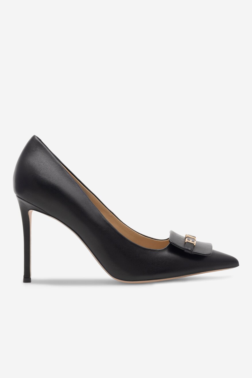 Czółenka EVA MINGE KONSTANCA-1013 Czarny