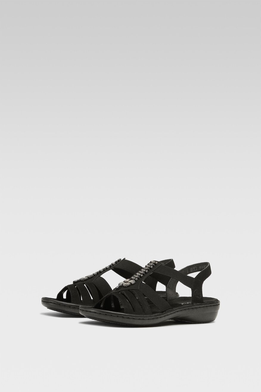 Sandały Rieker 60806-00 Czarny