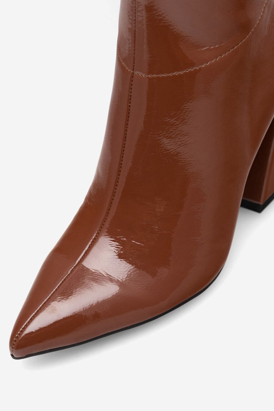 Kozaki NINE WEST SHARLEEZ 13196H Miedziany