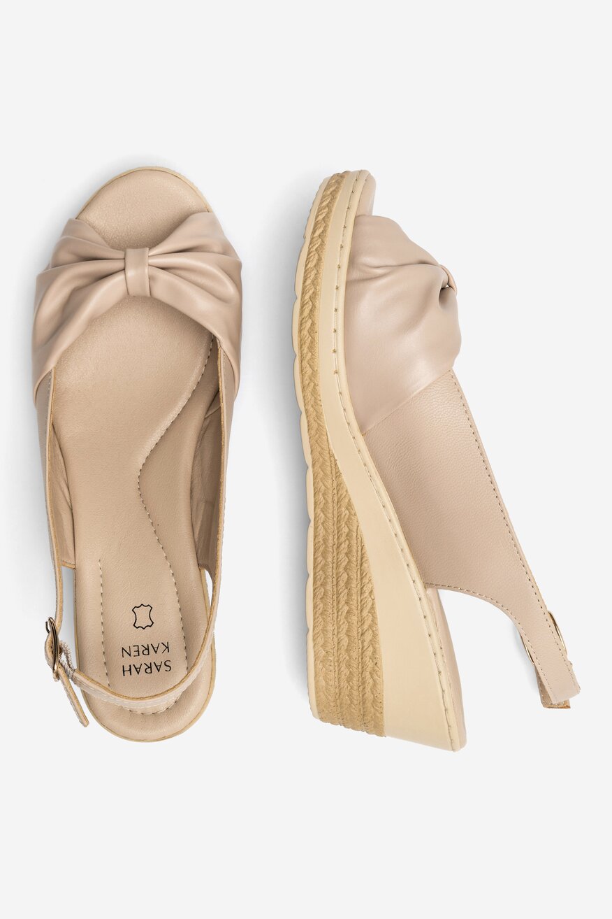 Sandały Sarah Karen EST-L86-02 Beżowy