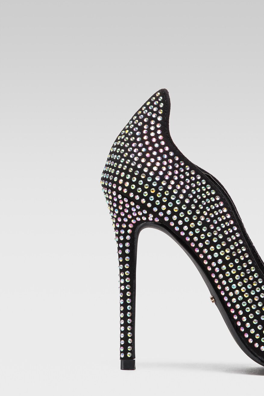 Czółenka DeeZee KL-92831-825 Czarny