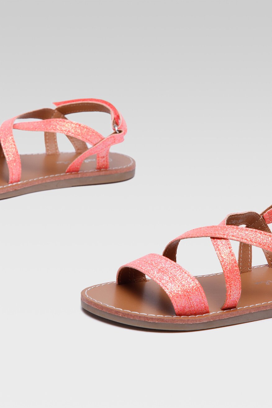 Sandały Nelli Blu CM210804-12 Pomarańczowy