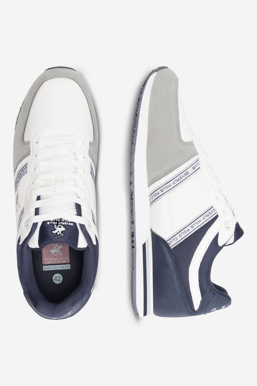 Sneakers Beverly Hills Polo Club BOWIE-01 Biały