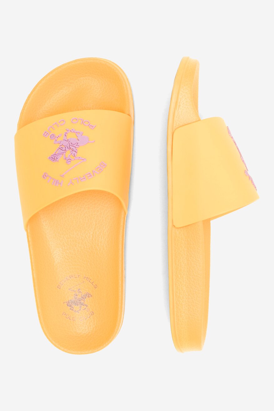 Klapki basenowe Beverly Hills Polo Club WP-CA23052-1C Pomarańczowy